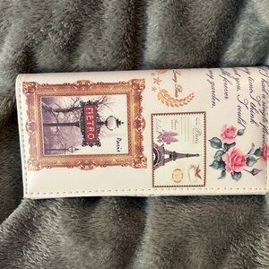 Vintage Parisian Print Wallet